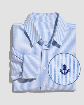 Brooks Unisex Oxford Stripe Shirt