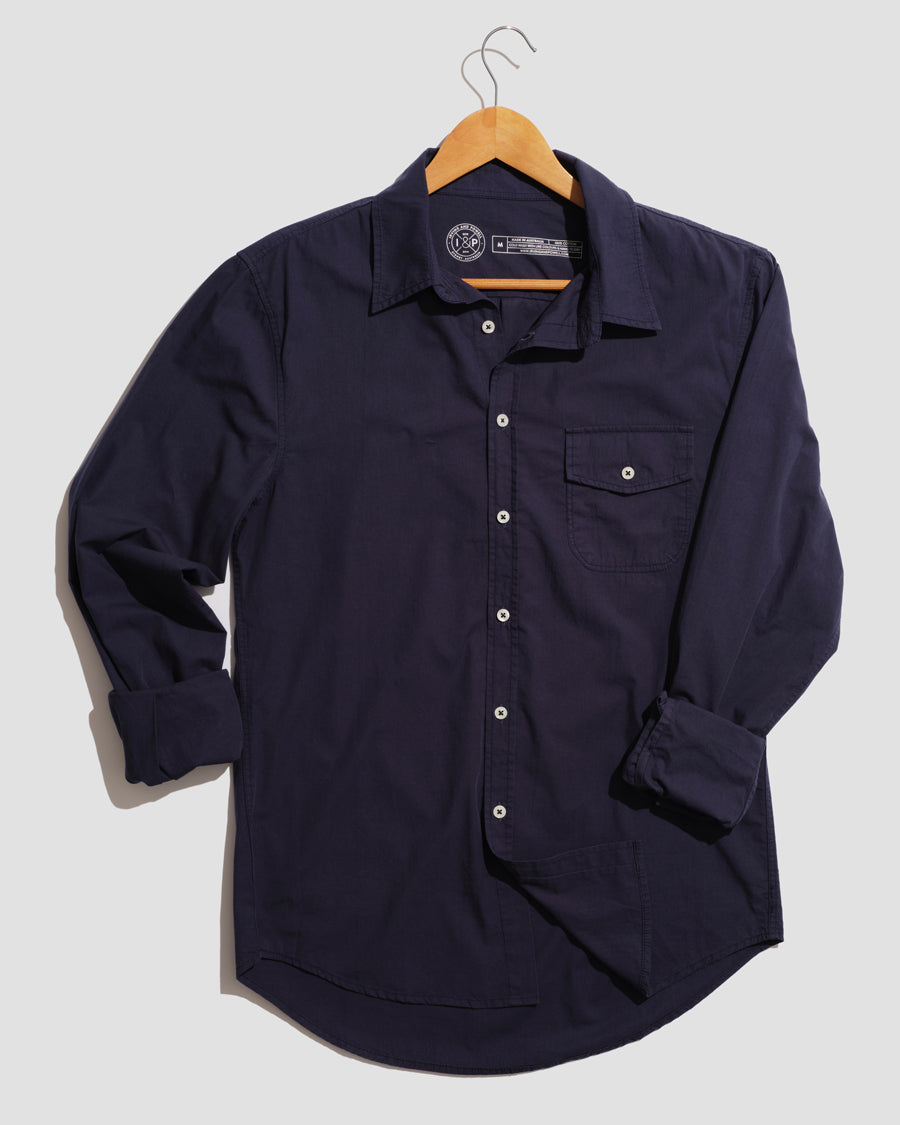Hudson Poplin Shirt - 2 LEFT